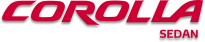 Logotipo del Corolla Sedan